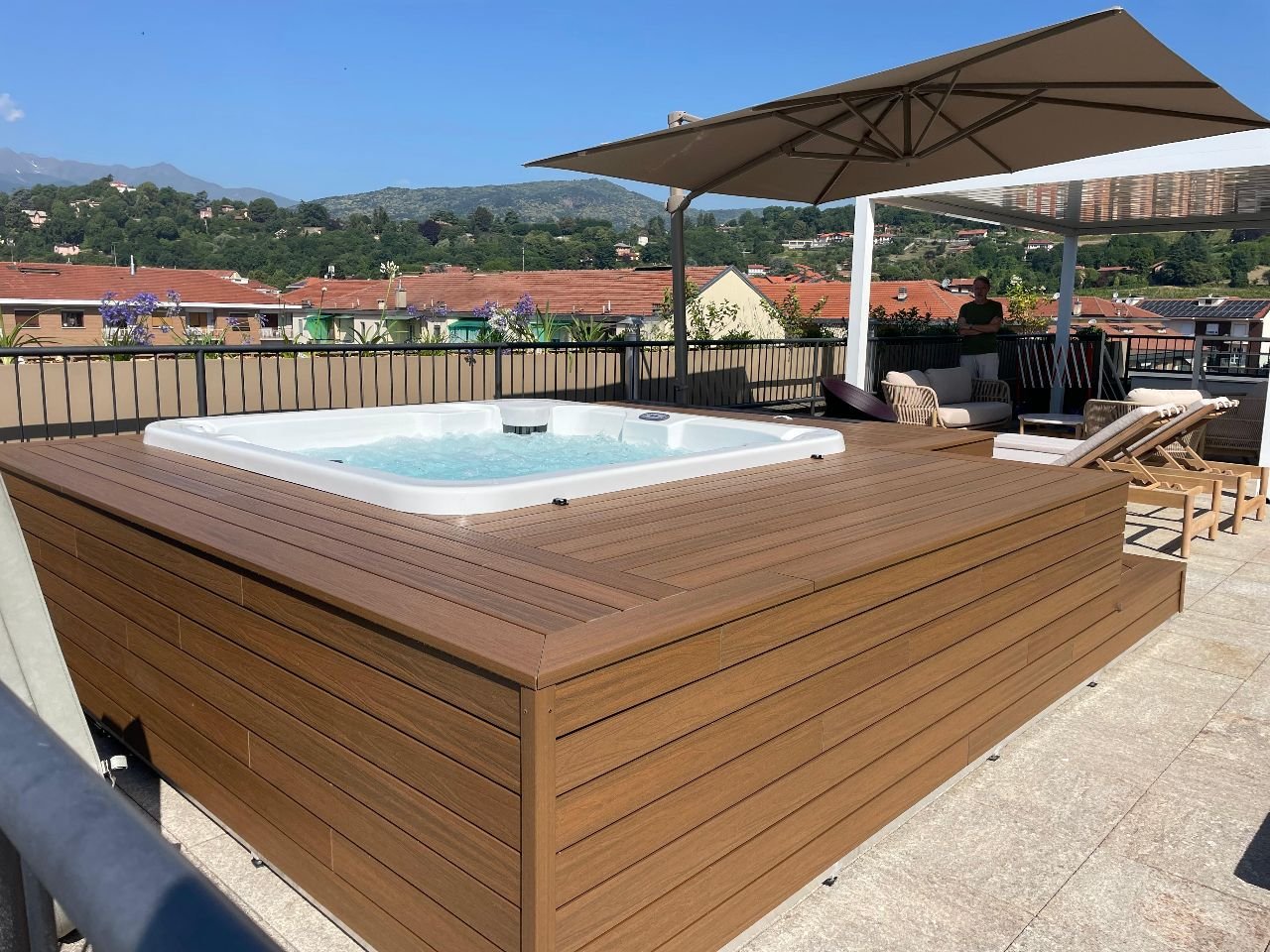 Un tocco luxury sul tetto di casa...