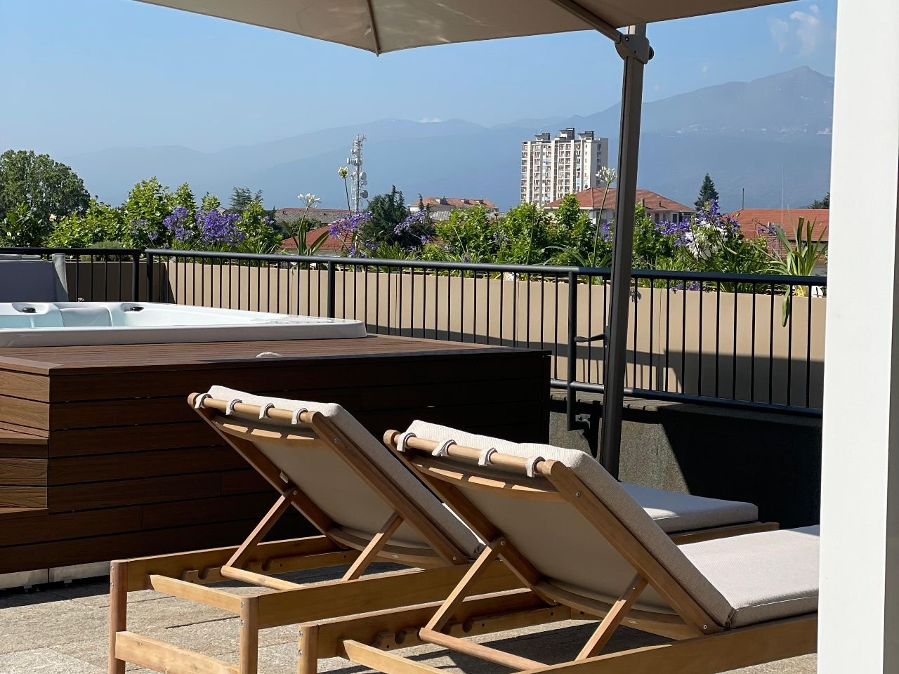 Un tocco luxury sul tetto di casa...