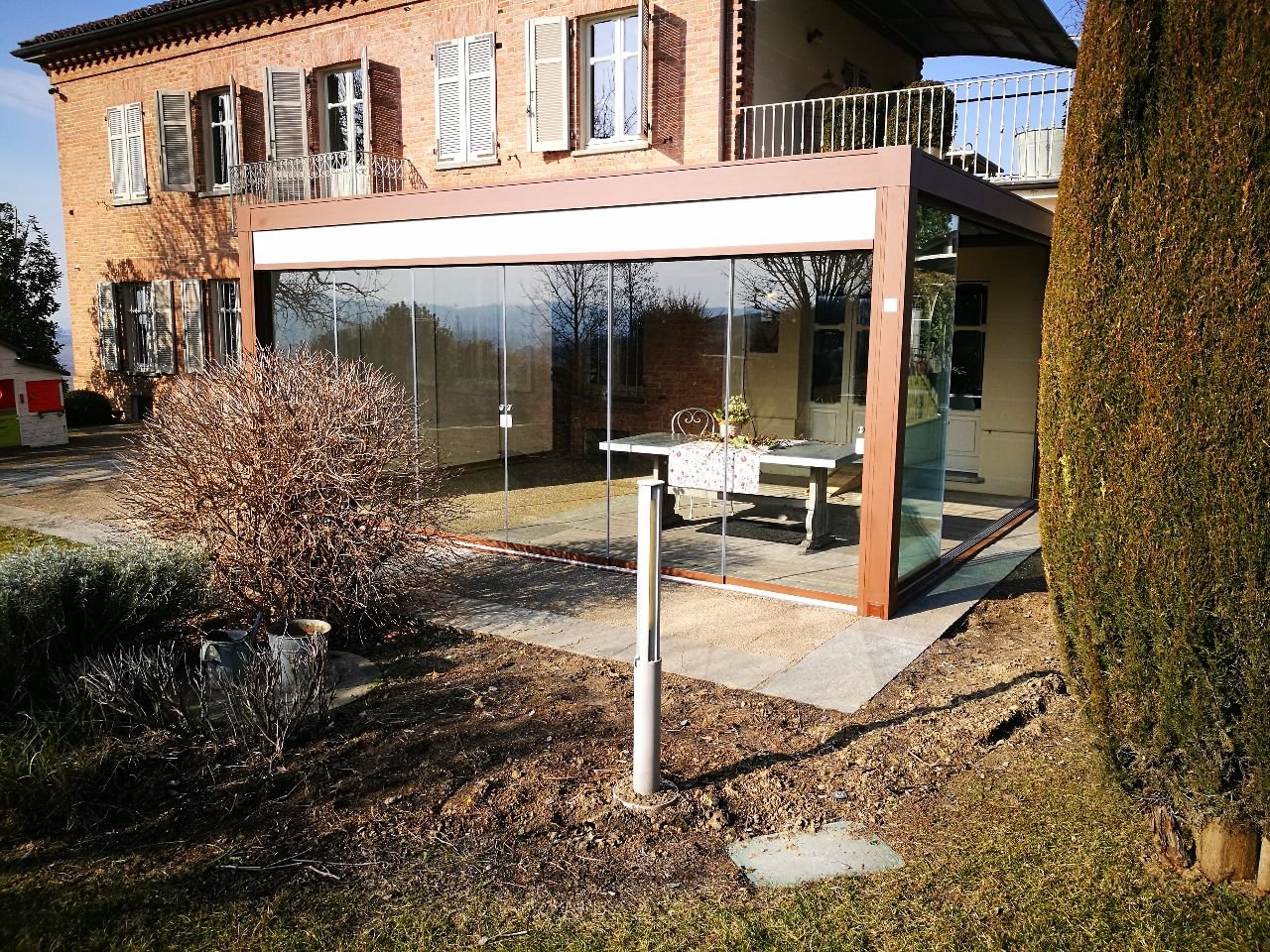 Pergola Bioclimatica con Raso