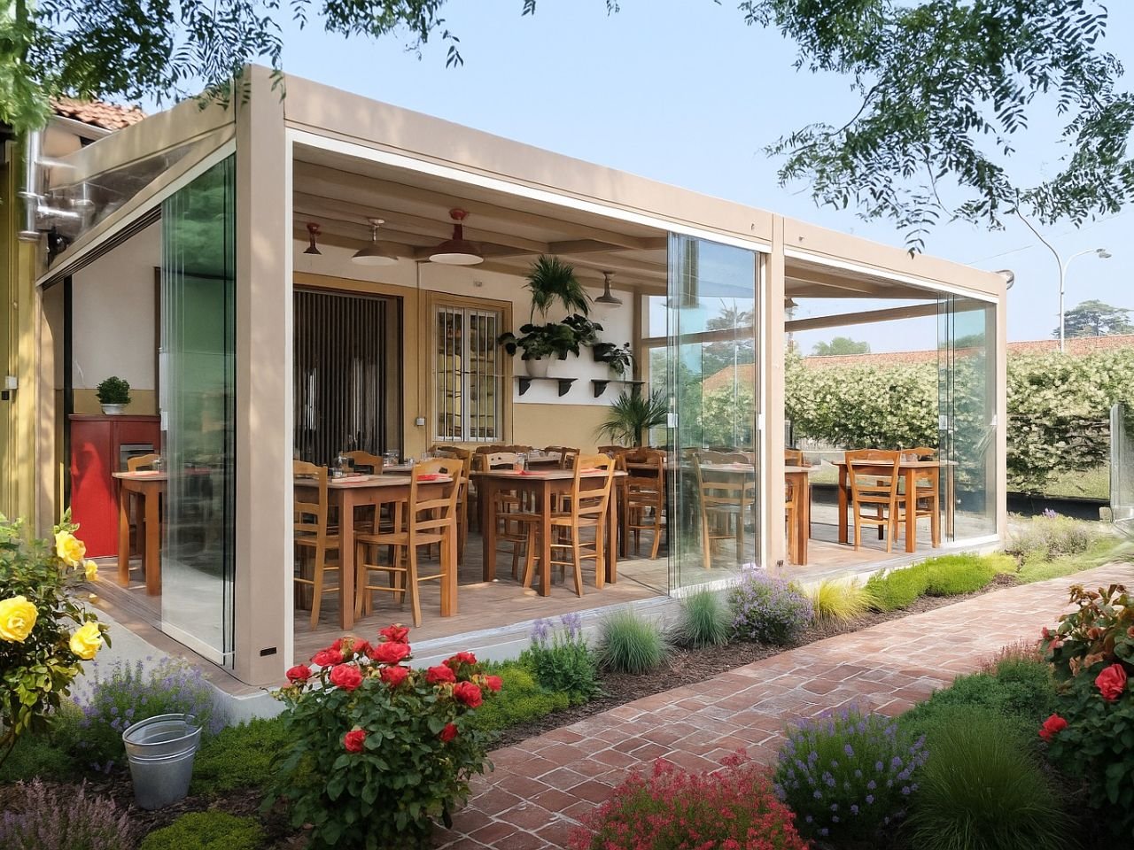 Il nuovo dehor's de Il filo di canapa