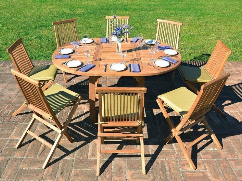 Greenwood Gruppo pranzo in teak