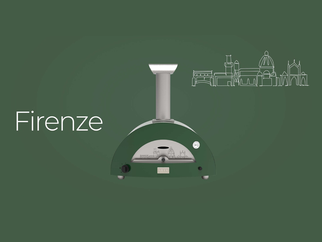 Alfa forno Moderno 2 pizze - Limited Edition
