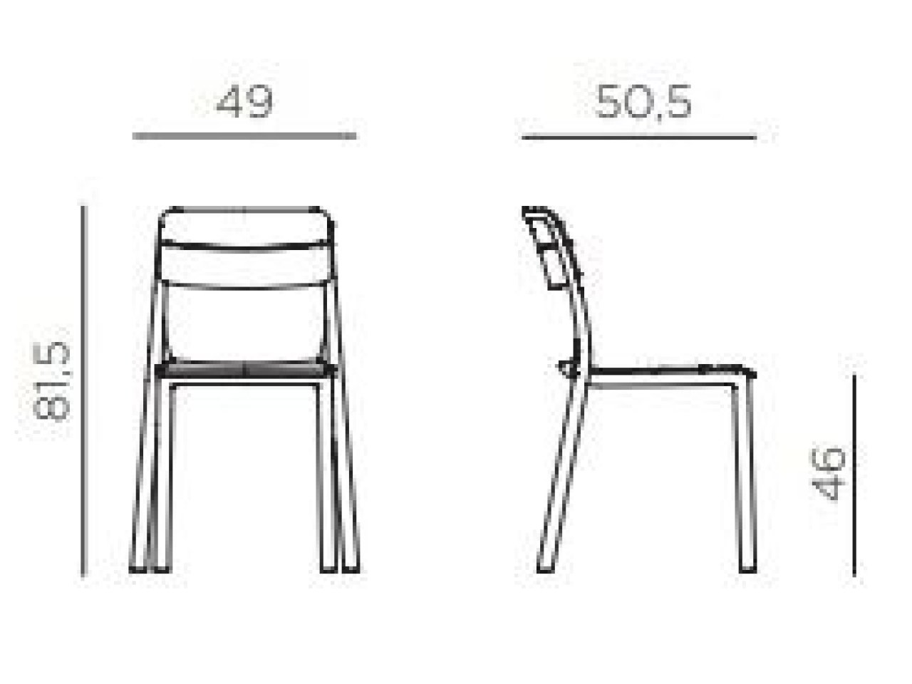 Sedia Cassia Bistrot - 1