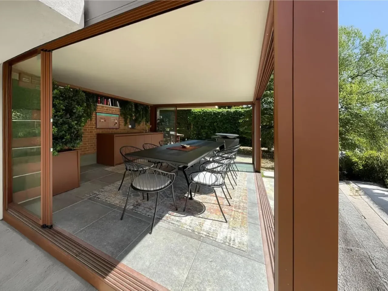 Pergola fotovoltaica Eclettica