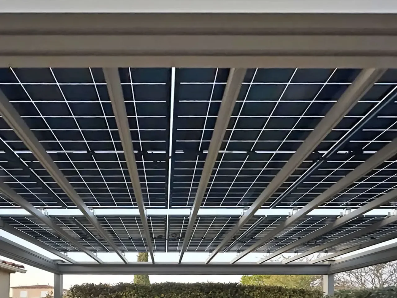 Pergola fotovoltaica Naked
