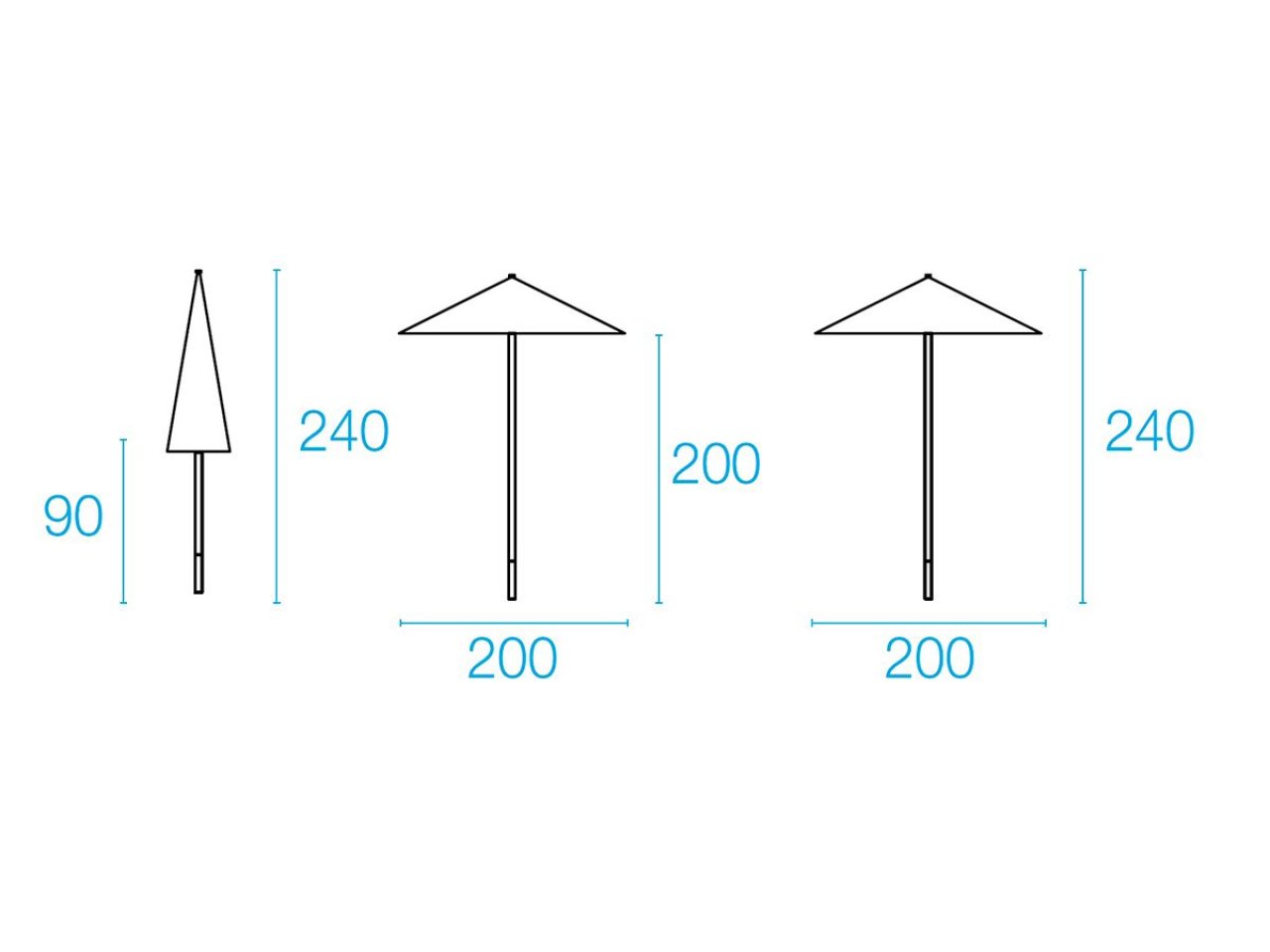 Ombrellone Shade 2x2 - 1