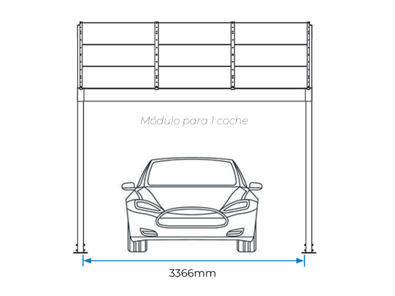 Carport e-Orbita CAR - 1