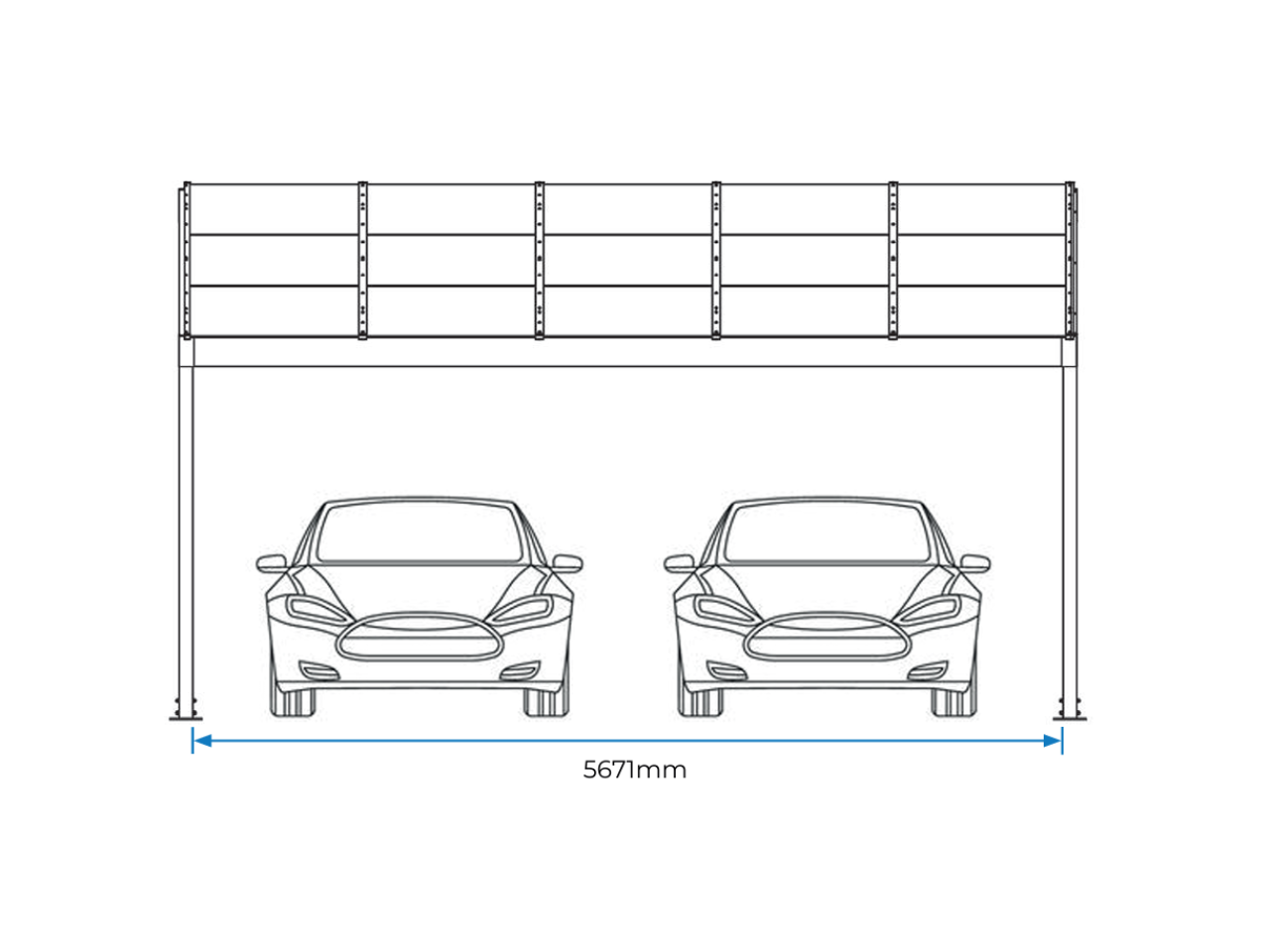 Carport e-Orbita CAR - 2