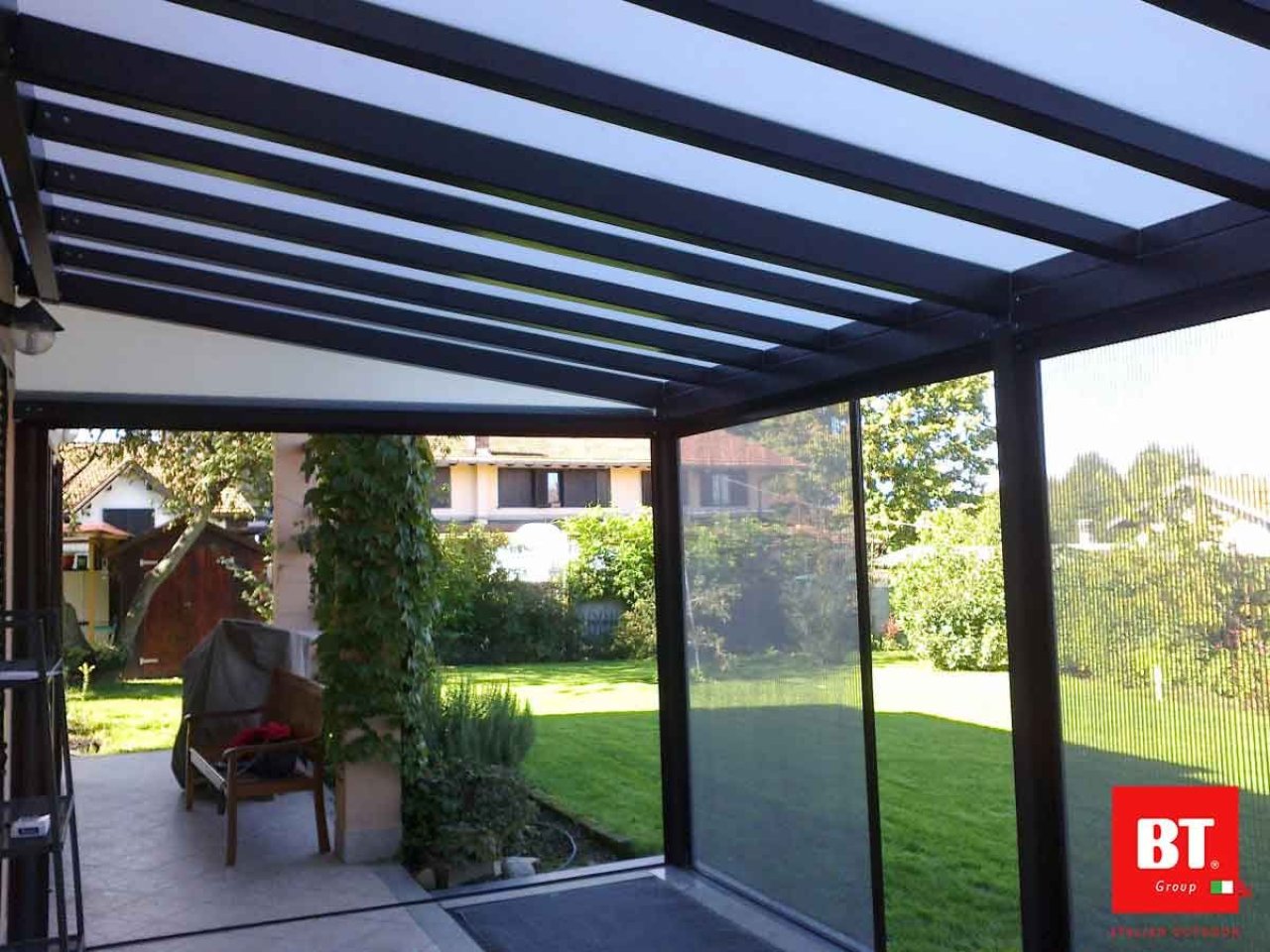 Pergola inclinata Solarium