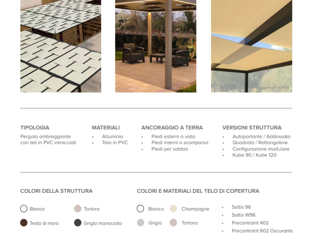 Pergola Teli Kube - 1