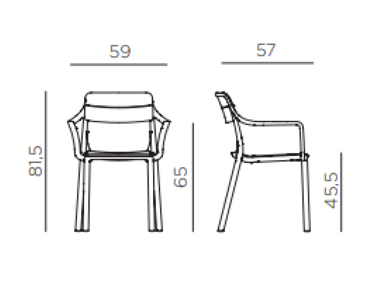Sedia Cassia Armachair - 1
