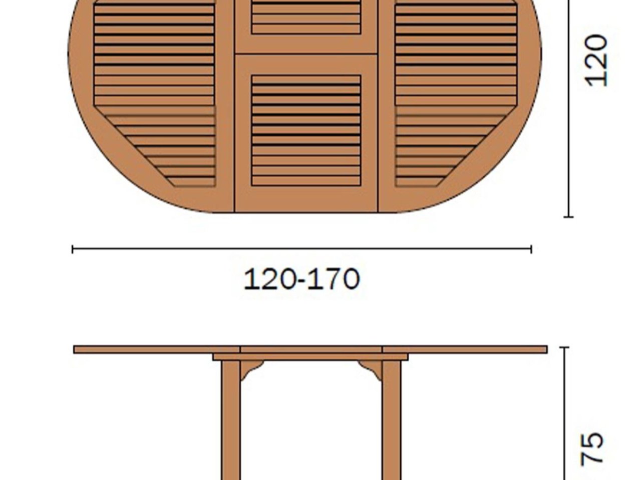 Gruppo pranzo in teak - 2