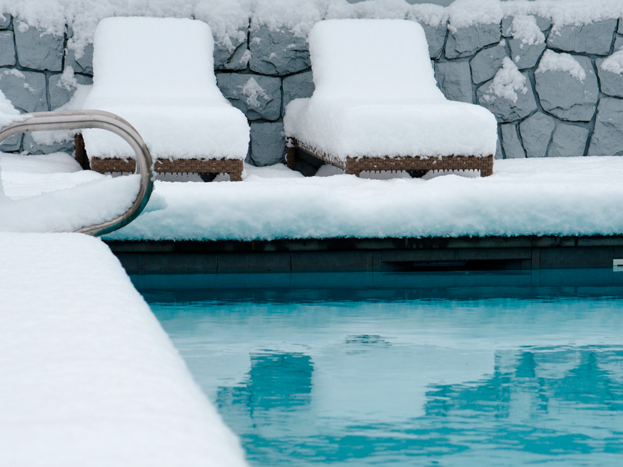 Chiusura invernale della piscina