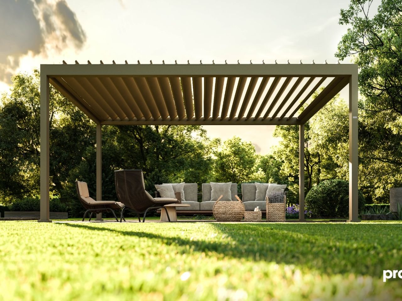 Pergola bioclimatica Sense: la bella novità Pratic!