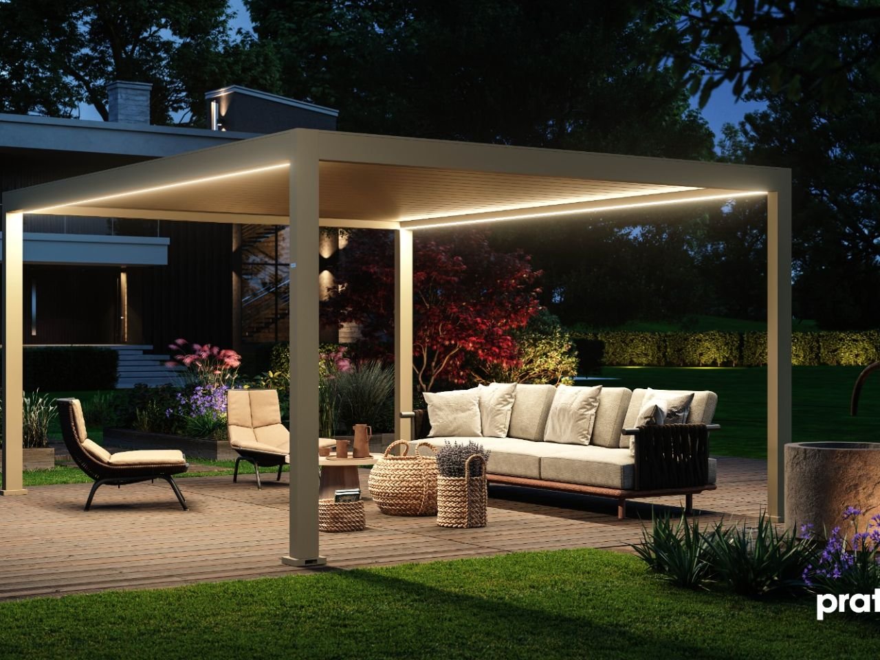 Pergola bioclimatica Sense: la bella novità Pratic!